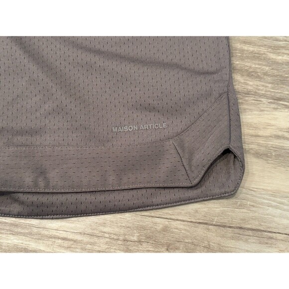 Maison Article Mens Premium Basketball Shorts Lot x2 Sz XL Teal Plum Zip Pockets - Picture 5 of 16